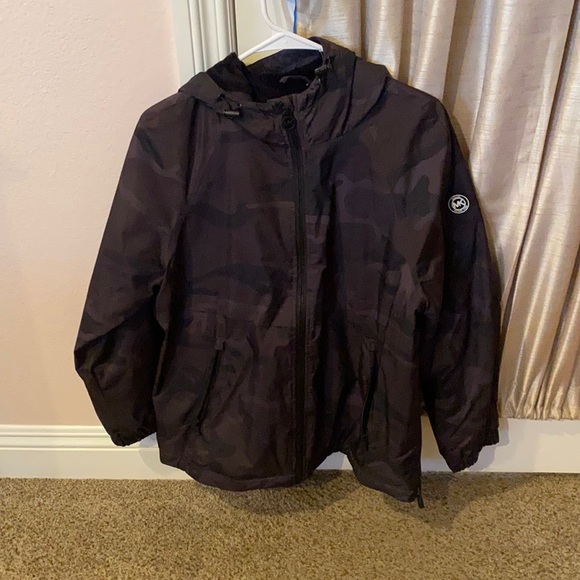 Michael Kors Jackets & Blazers - Michael Kors Rain Coat Black Camo